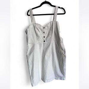 White Button-Up Dress